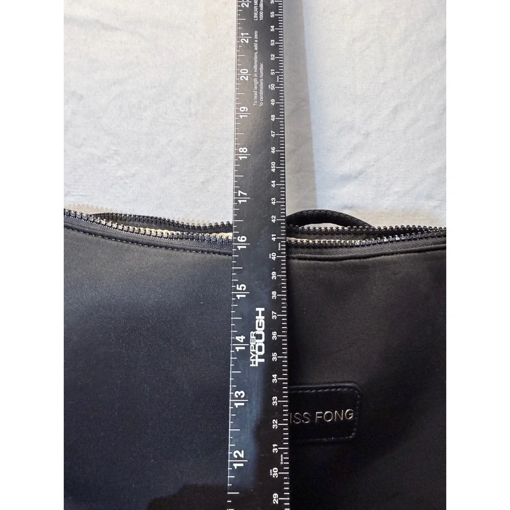 Miss Fong Neoprene Diaper Bag Backpack Black‎ Water Resistant Travel Bag